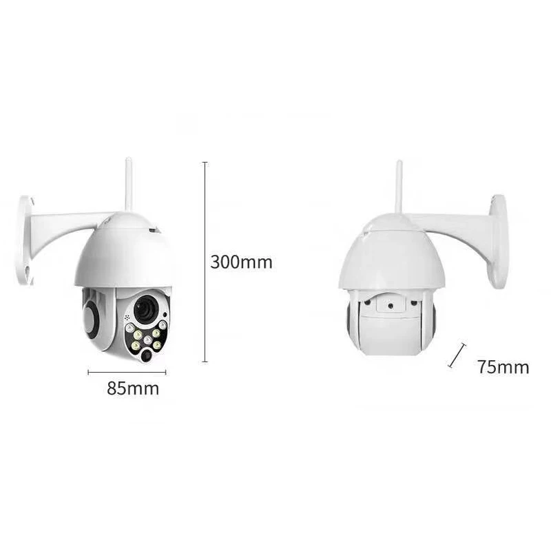  4G Mobile 1080P Mini Smart Speed Dome IP Camera with Day & Night Full Color 4x Digital zoom Cloud R