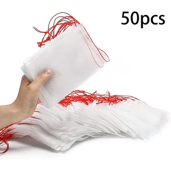 

50pcs Garden Insect Barrier Cover Net Protect Bags Plant Seed Carrier Bag For Fruit Insect Mosquito Bug Bird Net Bird Control