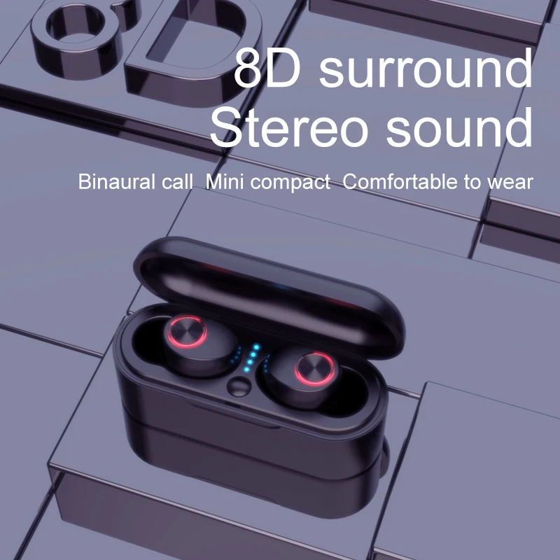 Tws TX29 Wireless Bluetooth Earphones V5 0 Mini Stereo Sport Gaming Noise Cancel Headset Waterproof Headphone with Microphone