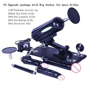 Fredorch wireless and wired control sex machine with 3XLR suction cup automatic thrusting retractable Love Machine