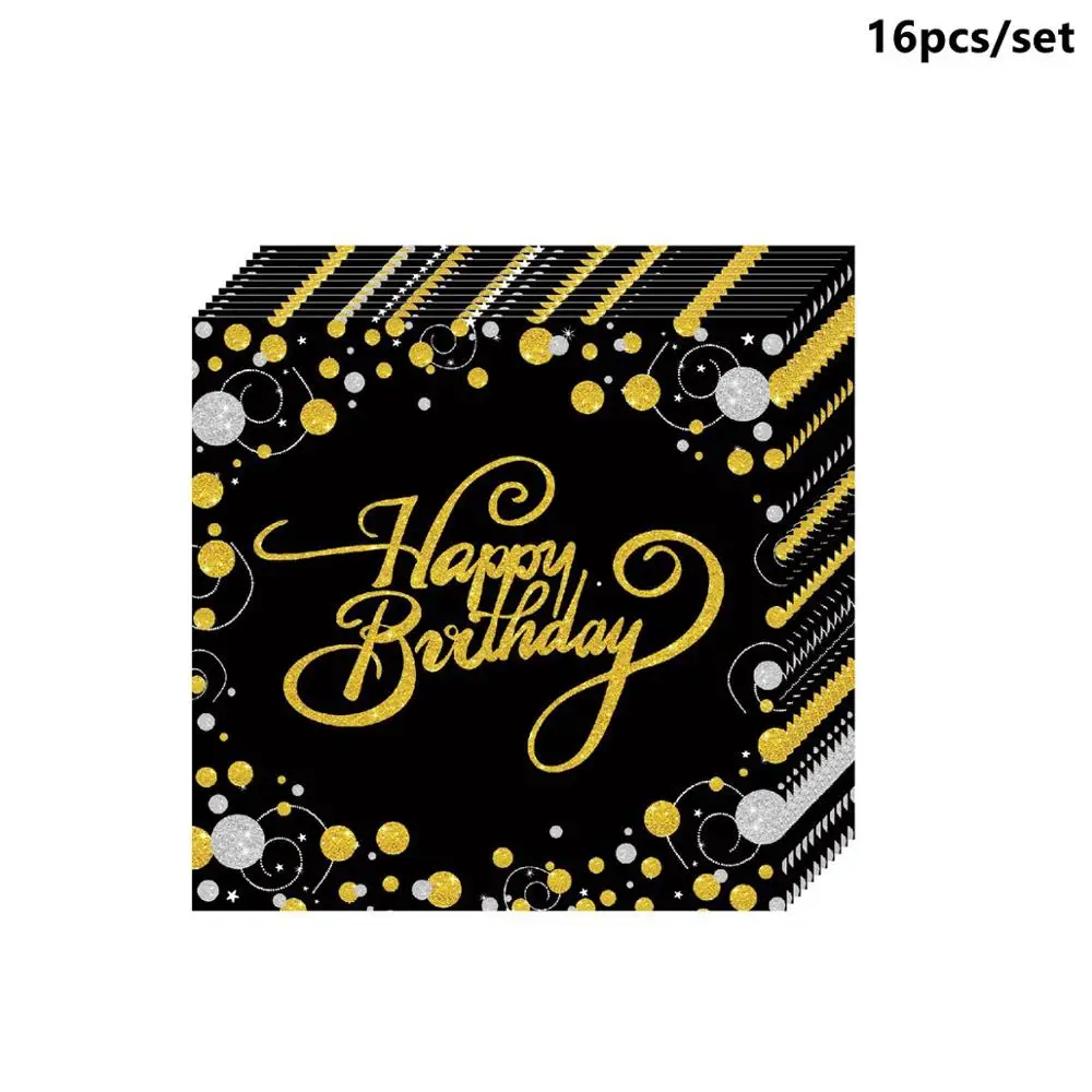 Napkins CHZLL 30, 40, 50, 60, запечатывание этикеток на день рождения, наклейки на день рождения, украшения на день рождения для взрослых, товары на день рождения, подарки на день рождения - Цвет: Napkins