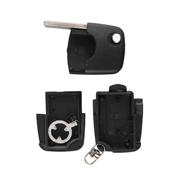 Chiave telecomando per Audi TT A2 A4 A6 A8 Quattro CR1620 CR2032 Supporto Della Batteria HAA Vibrazione Pieghevole Chiave Dell'automobile borsette Caso Della Copertura - KEYYOU 2 3 Pulsante Per Audi TT A2 A4 A6 A8 Quattro CR1620 CR2032 Supporto