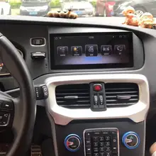 8,8 дюймов RAM2G Android 8,0 PX6 Автомагнитола стерео для Volvo V40 2012- gps Поддержка trip informaiton full touch