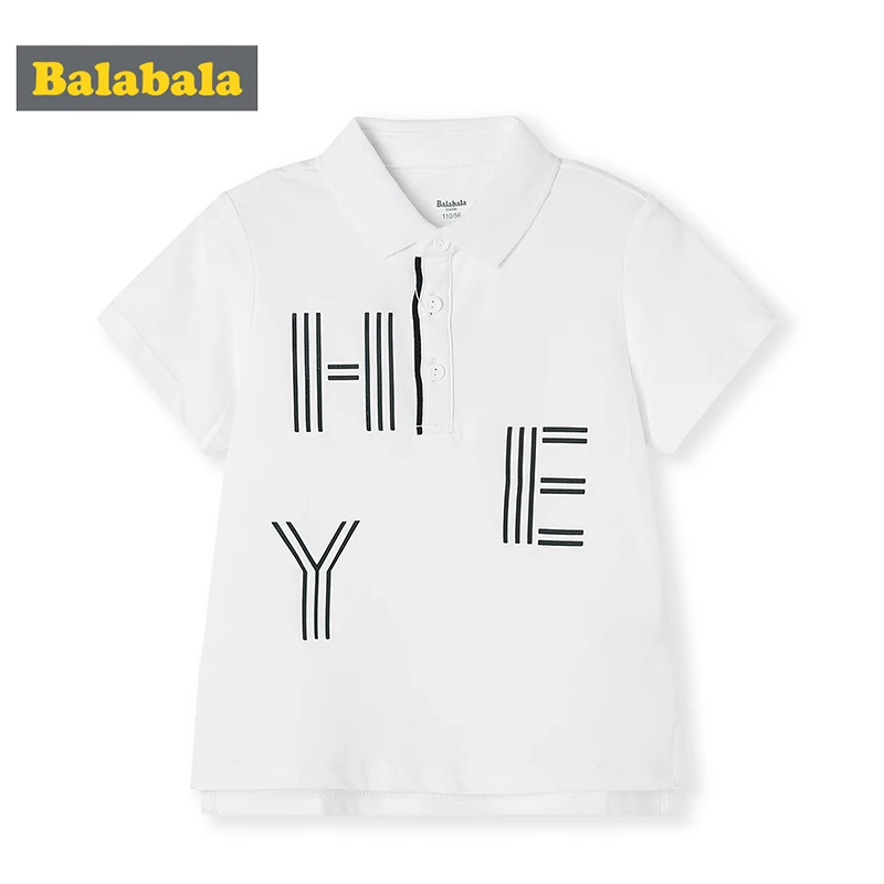 Balabala/футболка с короткими рукавами для мальчиков Модная детская летняя