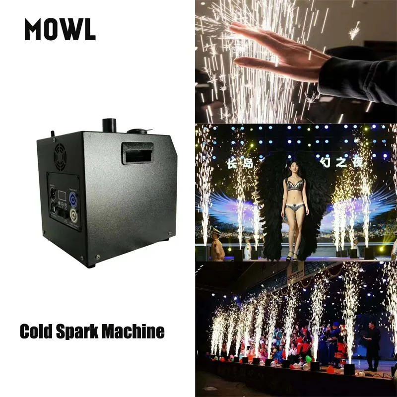 

MOWL Wedding Fireworks Fountain 400W Cold Spark Machine with DMX Remote Control