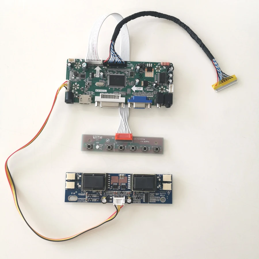 Для LTM215HT02 M215HW01 M215HW03 4CCFL инвертор HDMI+ VGA LVDS 30-Pin 21," 1920*1080 M. NT68676 ЖК-дисплей плата контроллера комплект