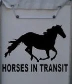 

For Horses In Transit Horse Box Trailer Car Vinyl Decal Equestrian Pony 4x4 Vinyl Decal For Windows, Cars, Trucks Laptops,