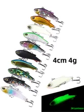 Leurre rigide coulant vibrant avec yeux 3D, appât artificiel idéal pour la pêche en eau salée ou en hiver, 4g 