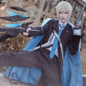 

Anime! Arknights Executor Bloodline of Combat Titleless Code Battle Suit Uniform Cosplay Costume Halloween Outfit Free Shipping