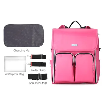 

Mummy Diaper Bags Mom Maternity Nappy Backpack New Fashion Waterproof Multi-function Large Capacity Nursing Bag for Baby Care