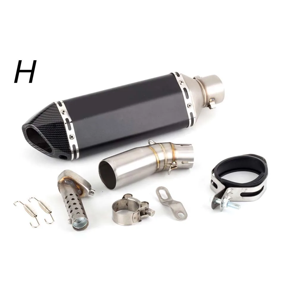

Full System For BMW C400X C400GT 2018 2019 2020 Motorcycle GP Exhaust Escape Link Pipe Carbon Fiber Muffler DB Killer Slip On