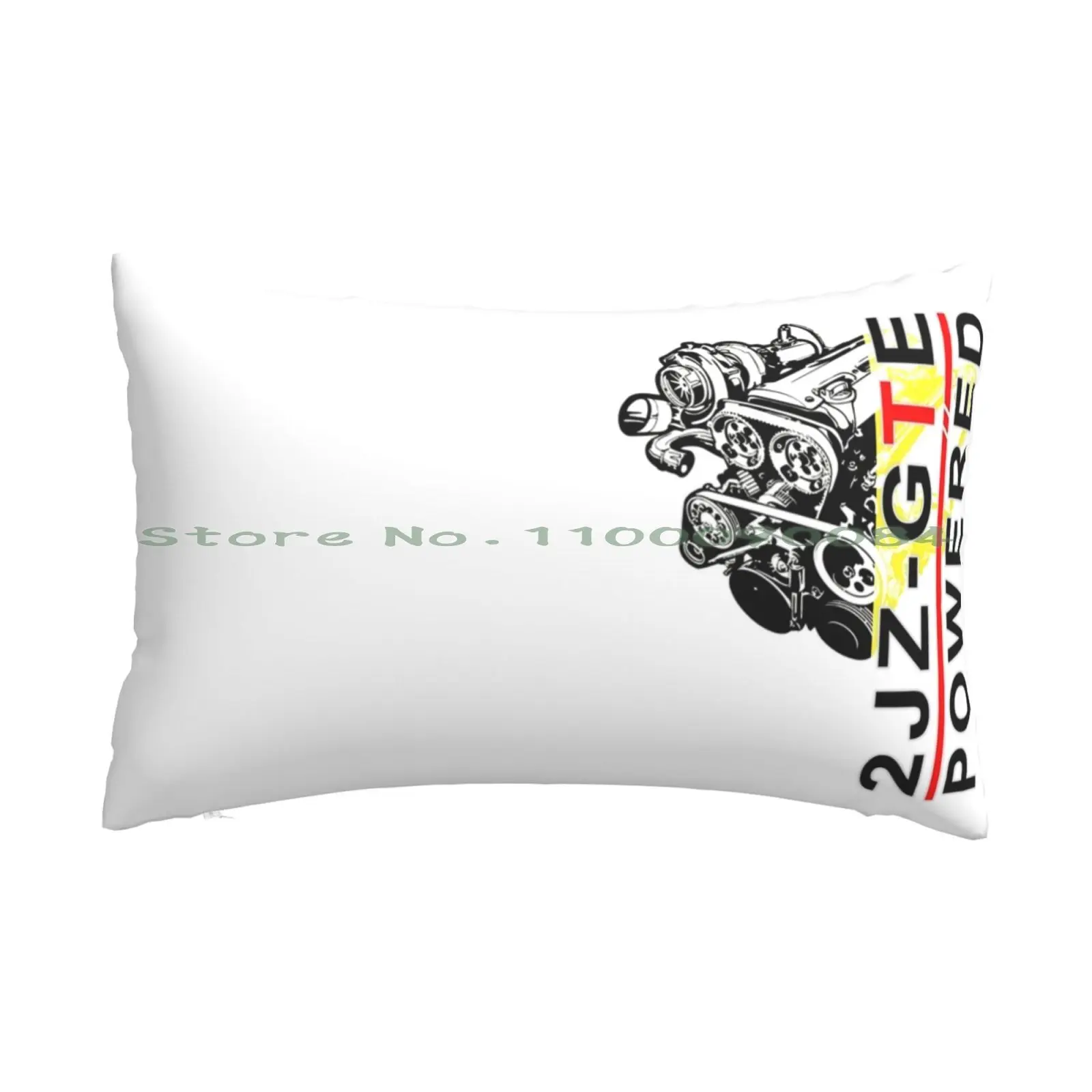 2Jz Gte Powered Engine Pillow Case 20X30 50*75 Sofa Camera Da Letto Chocolate Cow Cute Lovecore Chocolate Milk Brown Cow Long Rectangle