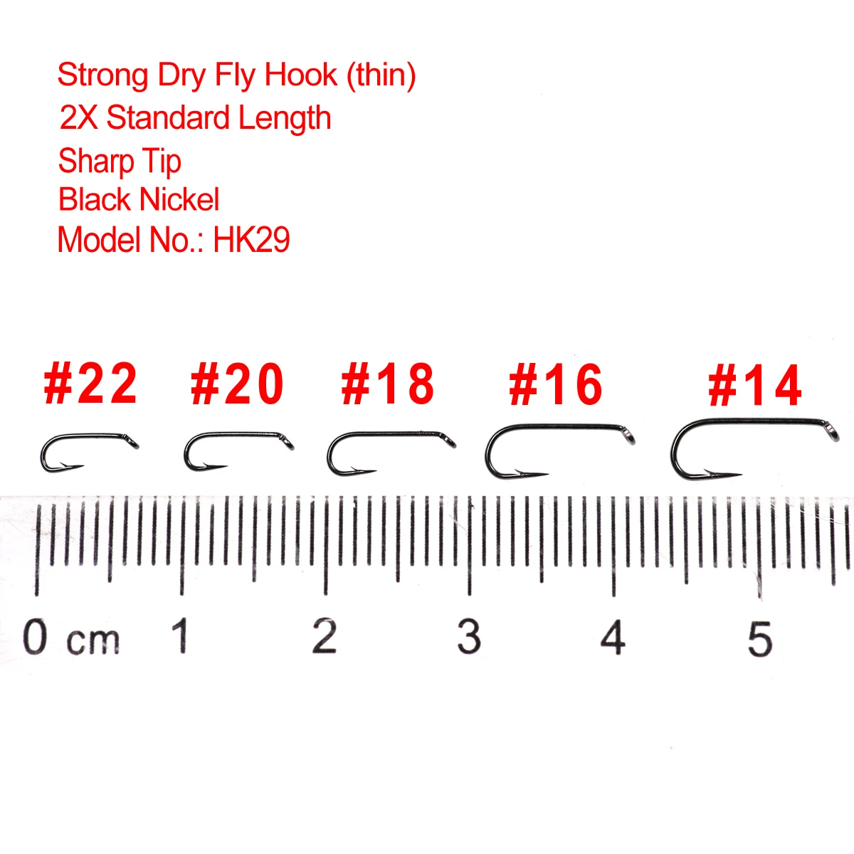 Wifreo 50 шт. 2X стандартные крючки для сухих мух из высокоуглеродистой стали, крючки для сухих мух, рыболовные крючки из прочной проволоки с длинным хвостовиком, стандартные Крючки 14 16 18 20 22