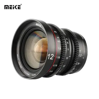 

Meike 12mm T2.2 Large Aperture Manual Focus Cine Lens for fujifilm fuji X Mount XT4 XT30 XT3 XT20 XE3 XT2 XT100 XA5 Camera