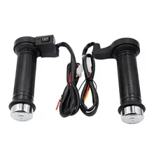 1 пара, 12 В, черные мотоциклетные ручки, электрические ручки с подогревом, Нагреватель ручек Manillar для зимы