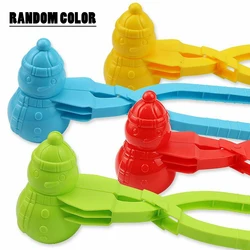 Pince à boules de neige, jouets de noël en forme de bonhomme de neige, moule de sable de plage, jouet d'extérieur amusant, couleur aléatoire, nouvelle collection 