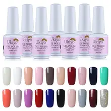 Ukiyo 15 мл замочить УФ-гель для ногтей УФ светодиодный лак или маникюрный гель лак Топ базовый праймер