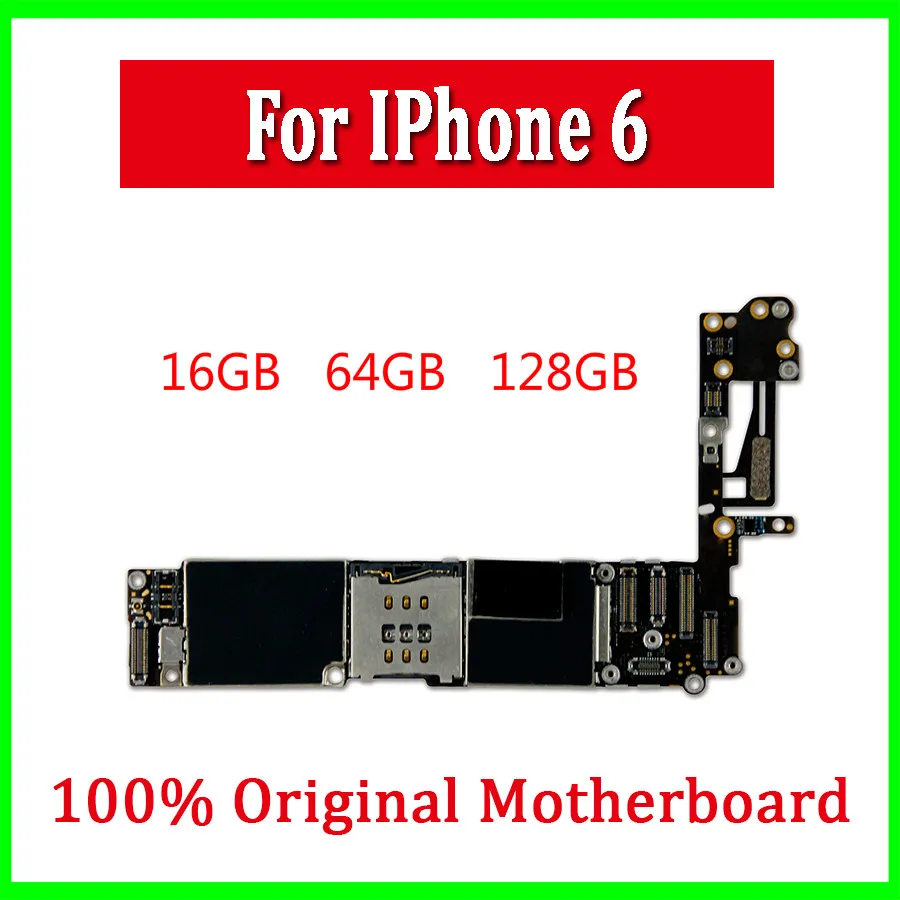 Оригинальная материнская плата для iphone 6 (4 7 дюйма) без сенсорного ID отпечатков