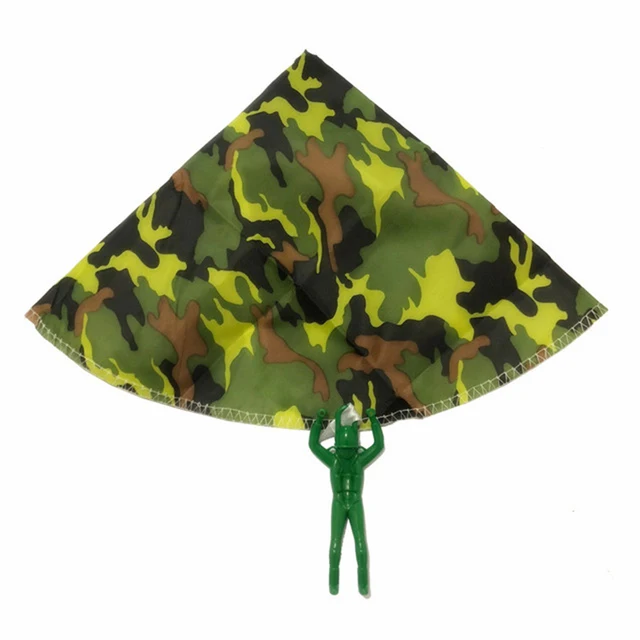 Hand Throwing Mini Soldier Camouflag Parachute for Kids Outdoor Toys Game Educational Flying Parachute Sport for Child Toys Camouflag