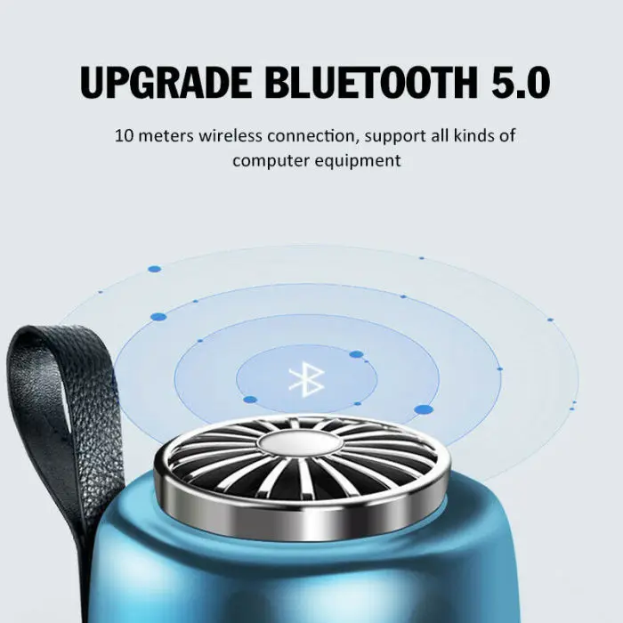 Металлический Мини беспроводной Bluetooth 5,0 динамик портативный водонепроницаемый Сабвуфер Soundbox OD889