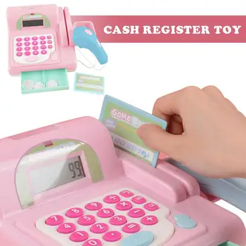 

Kids Supermarket Cash Register Toy Pretend Play Toys Simulated Supermarket Checkout Counter Children Learning Education Toys