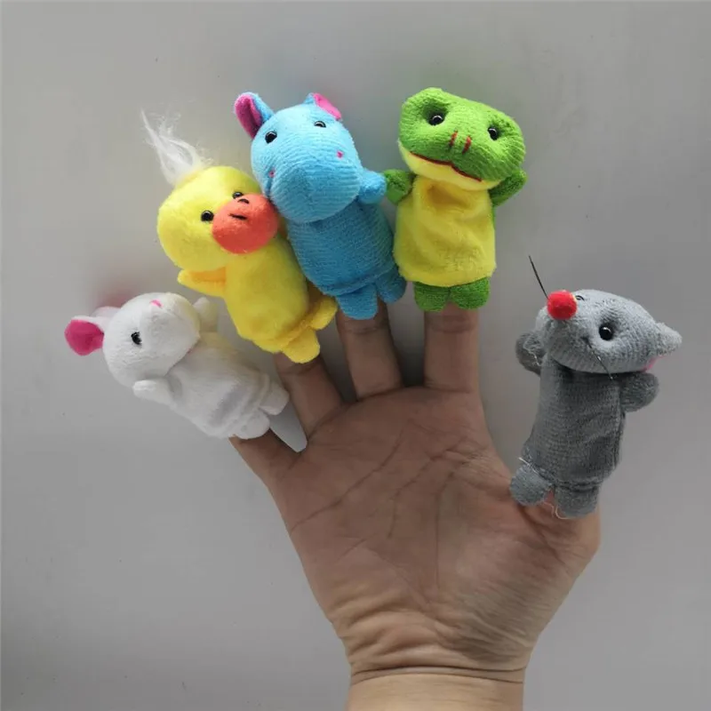 10 Pcs 1 Lots Cute Finger Doll Toy Doll Story Plush Finger Reward Gifts For Boys 3