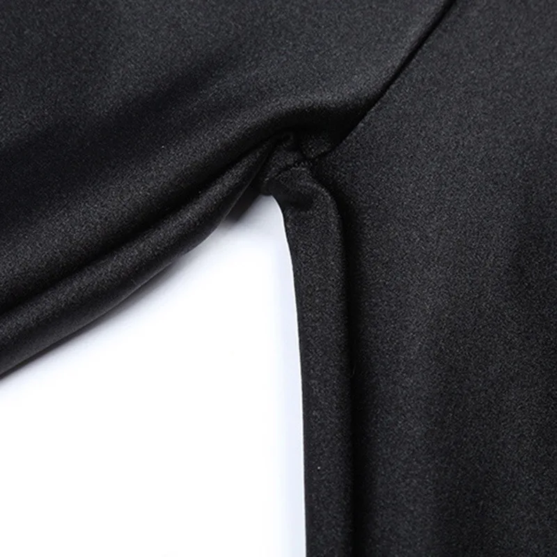 Модные женские блестящие леггинсы новые стильные тонкие черные леггинсы длиной до щиколотки эластичные, высокая посадка атласные стандартные леггинсы