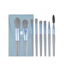 

8PCS Portable Beauty brush Set Face Eye Lip Eyeshadow Eyebrow Comb Eyelash Spoolies Foundation Powder Brush Tools Cosmetic