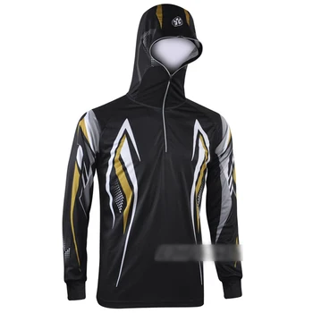 

Men Fishing Clothing Anti-UV Protection Moisture Wicking Long Sleeve Jacket Quick Breathable Sunscreen Fishing Coat BC020