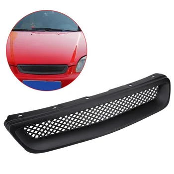 

Car ABS Front Hood Mesh Bumper Grille for Honda Civic JDM Type R 1996-1998 Car Accessories