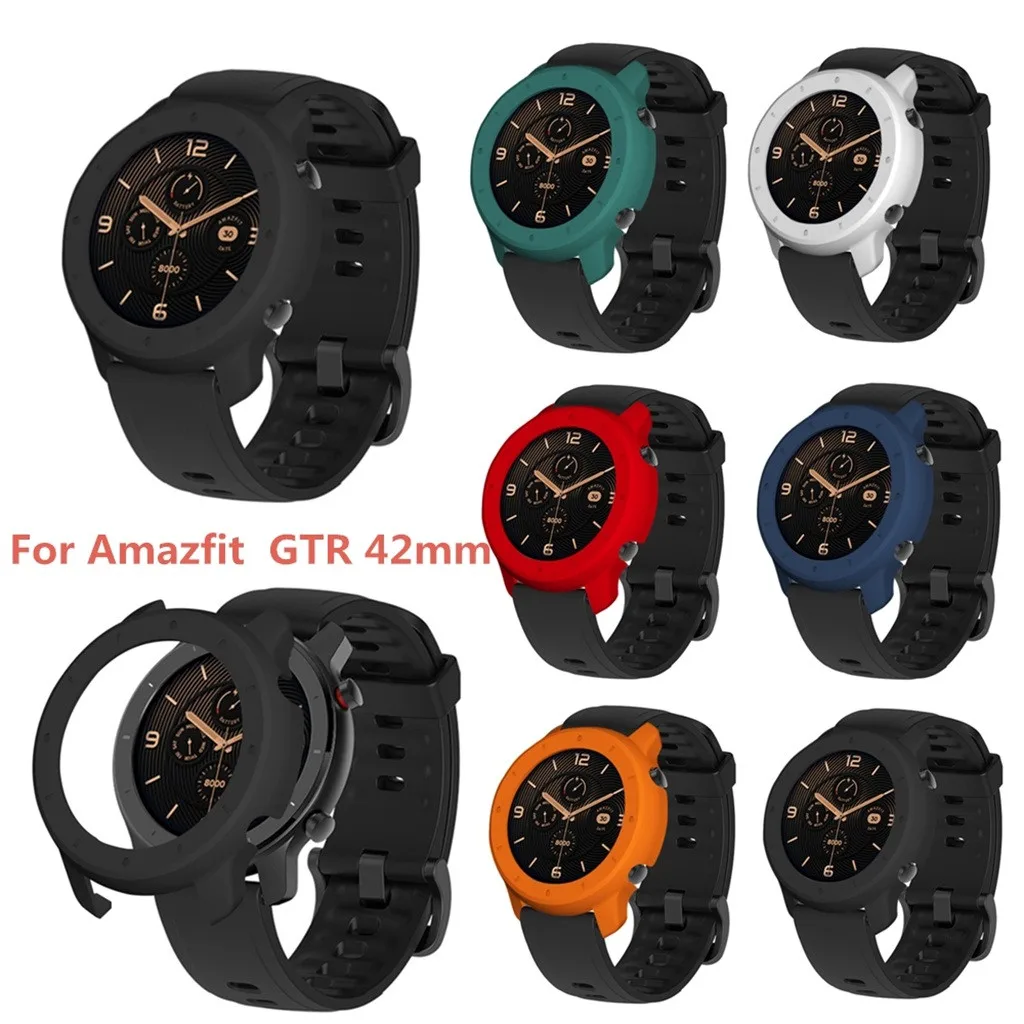 Ouhaobin Защита Чехол для Huami AMAZFIT GTR 42 мм замена часы для ПК чехол Обложка smart Watch аксессуары