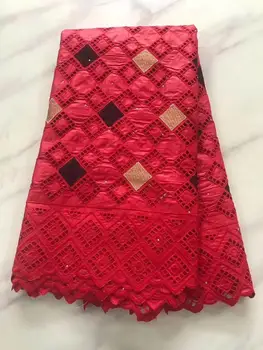 

2020 New Arrival Perforated African Bazin Riche Fabric Basin Brode Stones 5Yard High Quality Embroidery Brocade Fabric for Dress