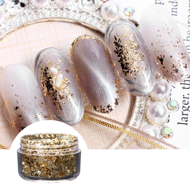 Gold Leaf Nail Art Nails, Wall Crafts Handicrafts