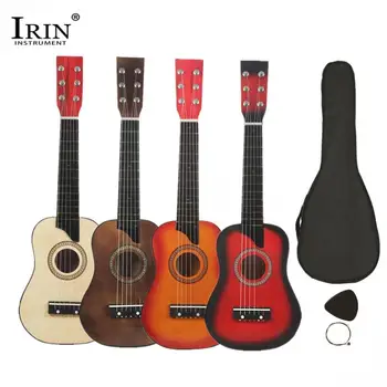 

IRIN 25 Inch Basswood Acoustic Guitar With Bag Pick Strings Guitar Accessories For Children and Beginner 6 Strings Guitar