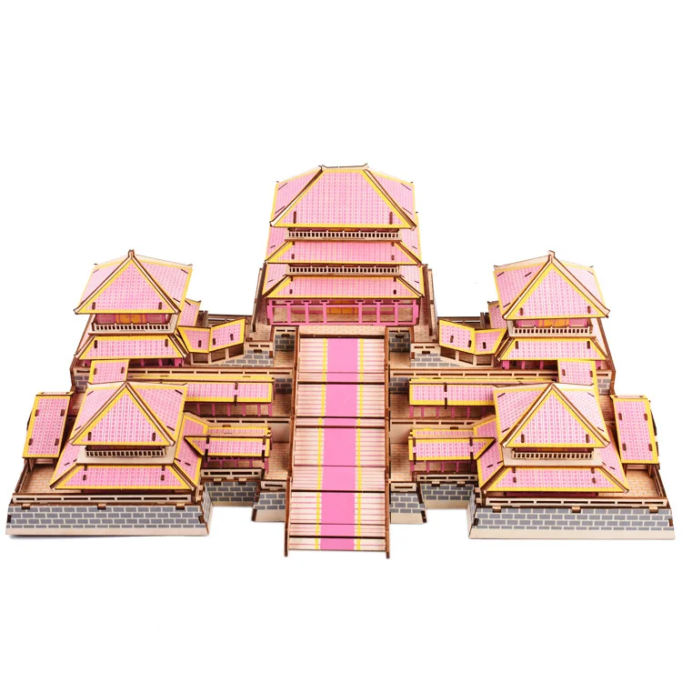 

Large Model Wooden 3D Puzzle Model Stereo Children DIY Educational Toy