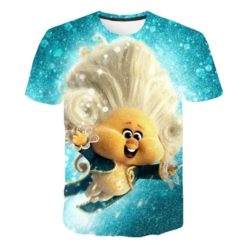 

Troll poppy magic cartoon funny children's T-shirt children's cute clothes little boy/girl summer short sleeve T-shirt