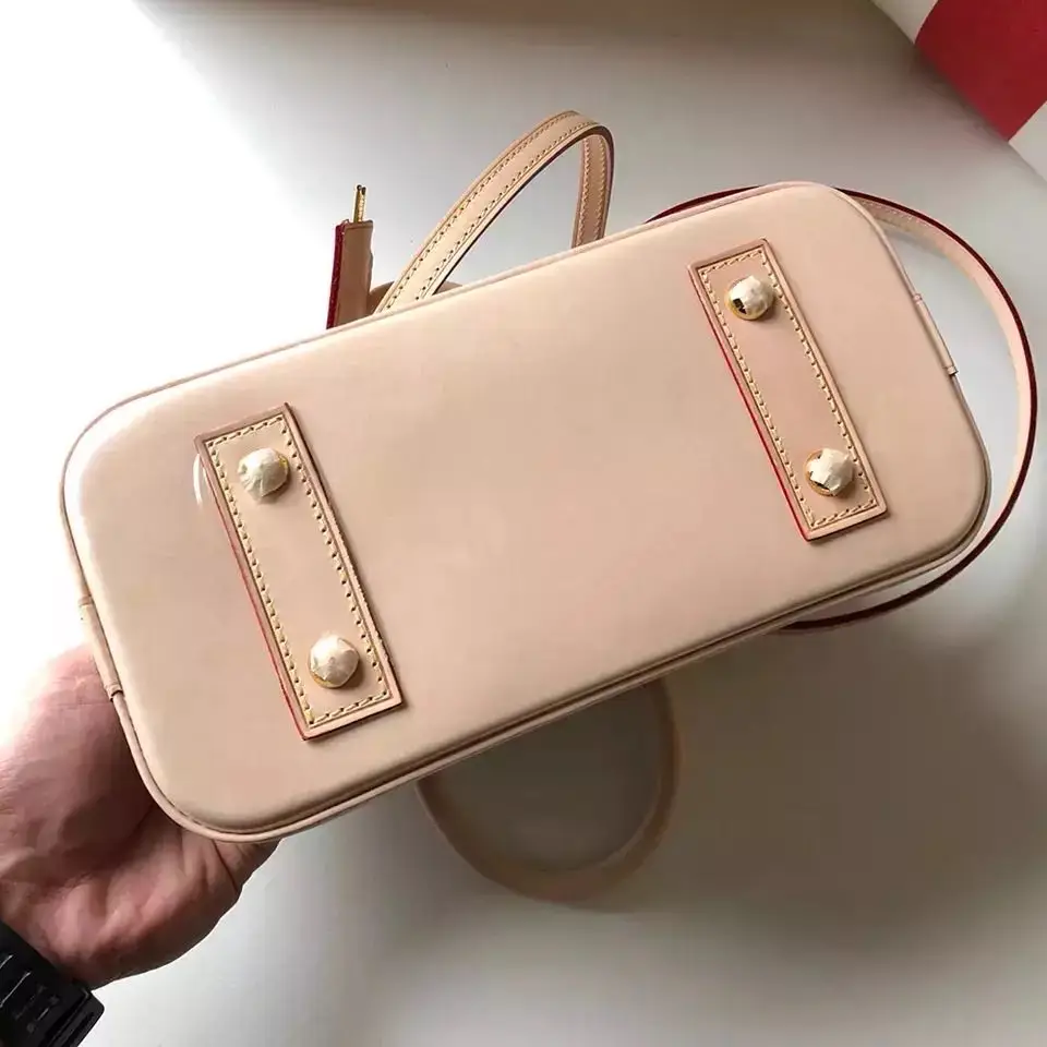 Бесплатная доставка! Alma BB Кожаная Сумка Damier Ebene Роскошная брендовая сумка на
