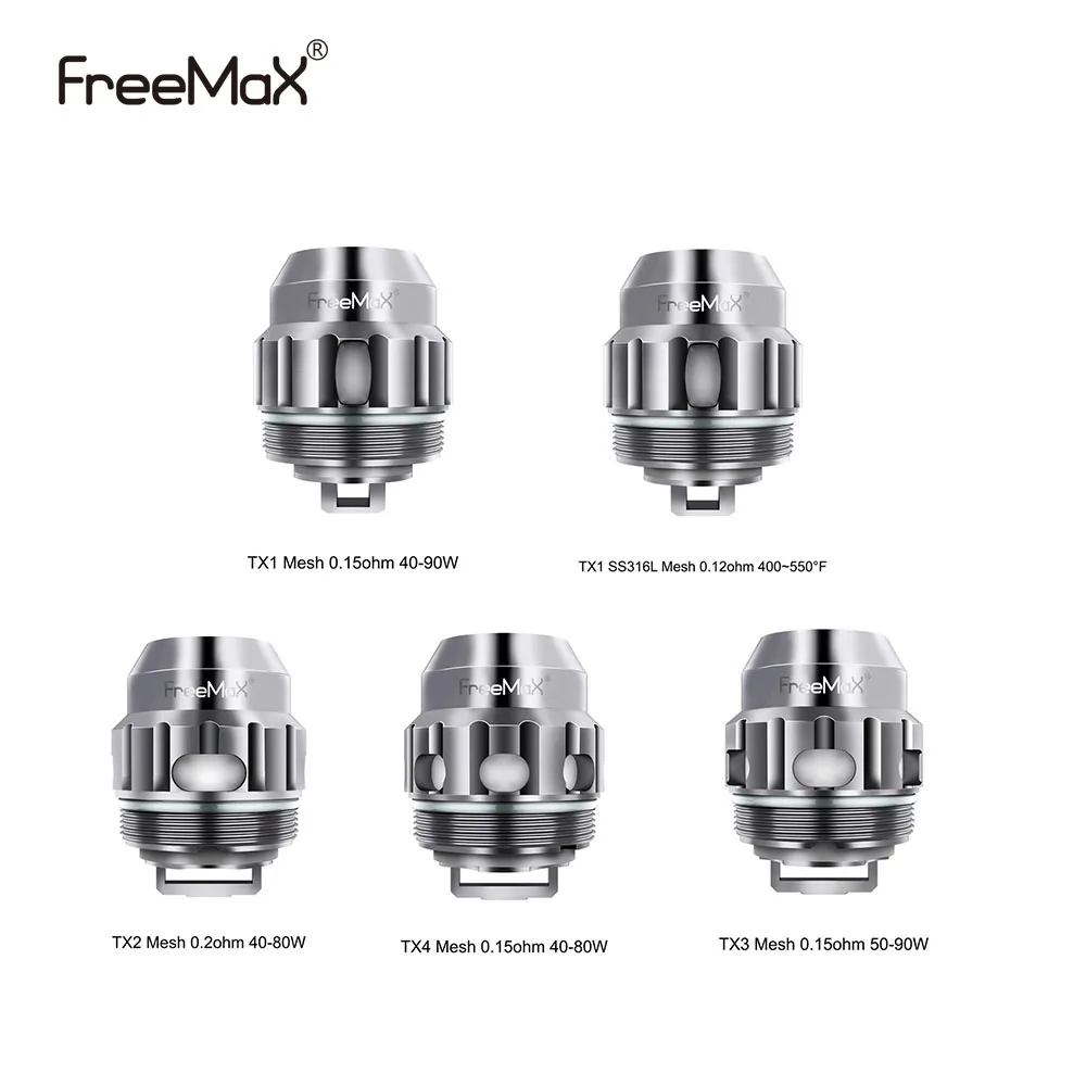 5 шт./упак. Freemax TX сетки катушки 0.15ohm TX1Mesh 0.12ohm TX1 SS316L TX2 TX3 TX4 замена подходит Fireluke 2 |