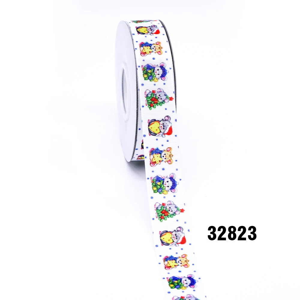 32823 50 ярдов мультфильм печатных корсажная лента 32687 - Цвет: 32823