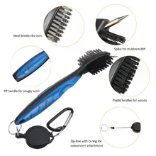 Легкая губка для чистки оконной фурнитуры и Рам щетки 2 стороны Клубная щетка клюшка клиновидная шариковая паз чистящие средства Аксессуары для гольфа