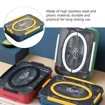 

Stainless Steel Lunch Box Useful Bento Box Lunch Box with Lid
