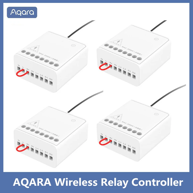 Smart Switch Original Aqara Two-way control module Wireless Relay Controller 2 channels Work For Xiaomi Mijia smart home APP mi home Home kit