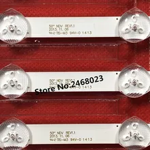 7 шт. светодиодный подсветка полосы 9 лампа для Pana sonic 50 ''NDV REV1.1 tv A B HITACHI 50HYT62U TX-50A300B VES500UNDA VES500UNDC-2D-N01