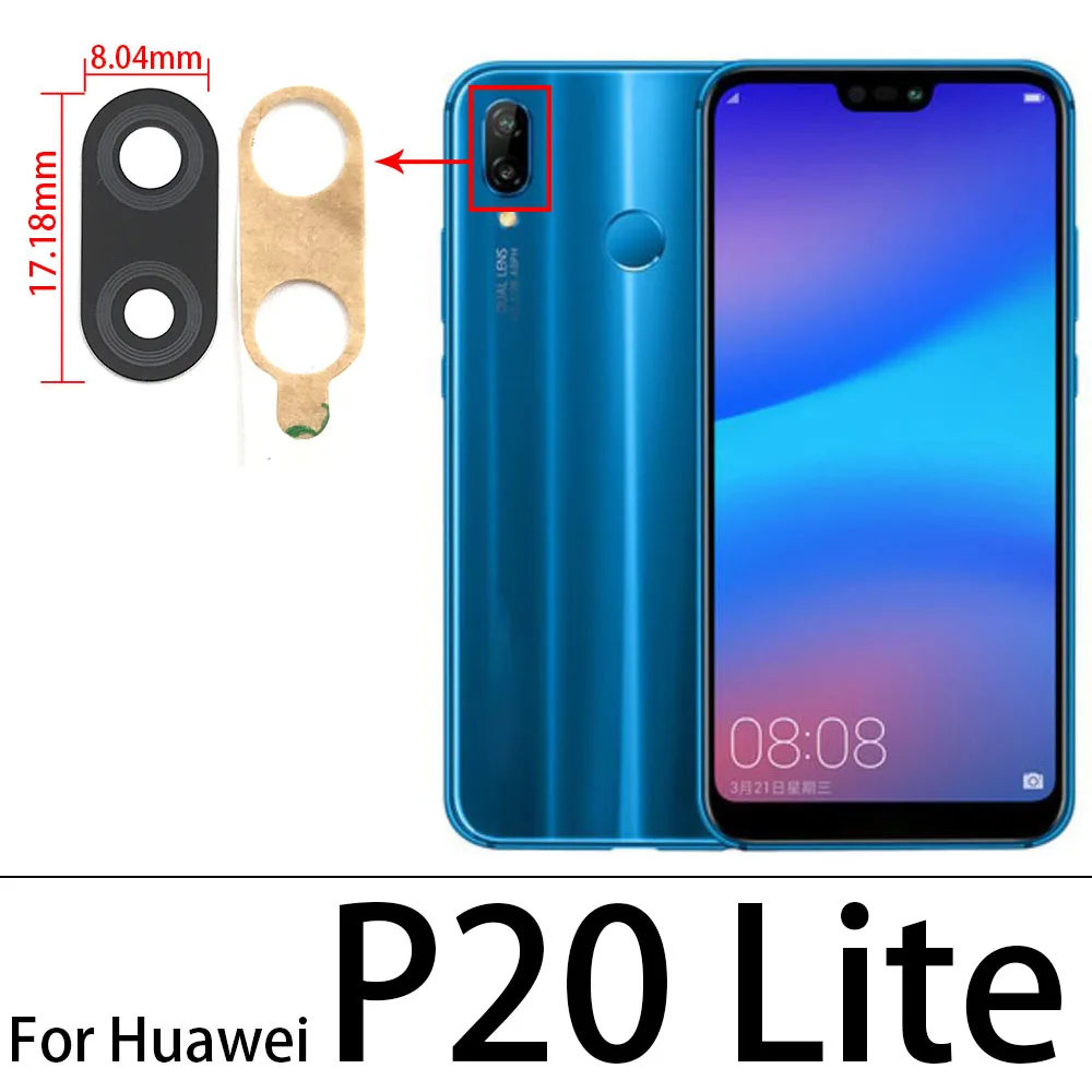 Premium Rear Camera Lens Glass with Adhesive Replacement