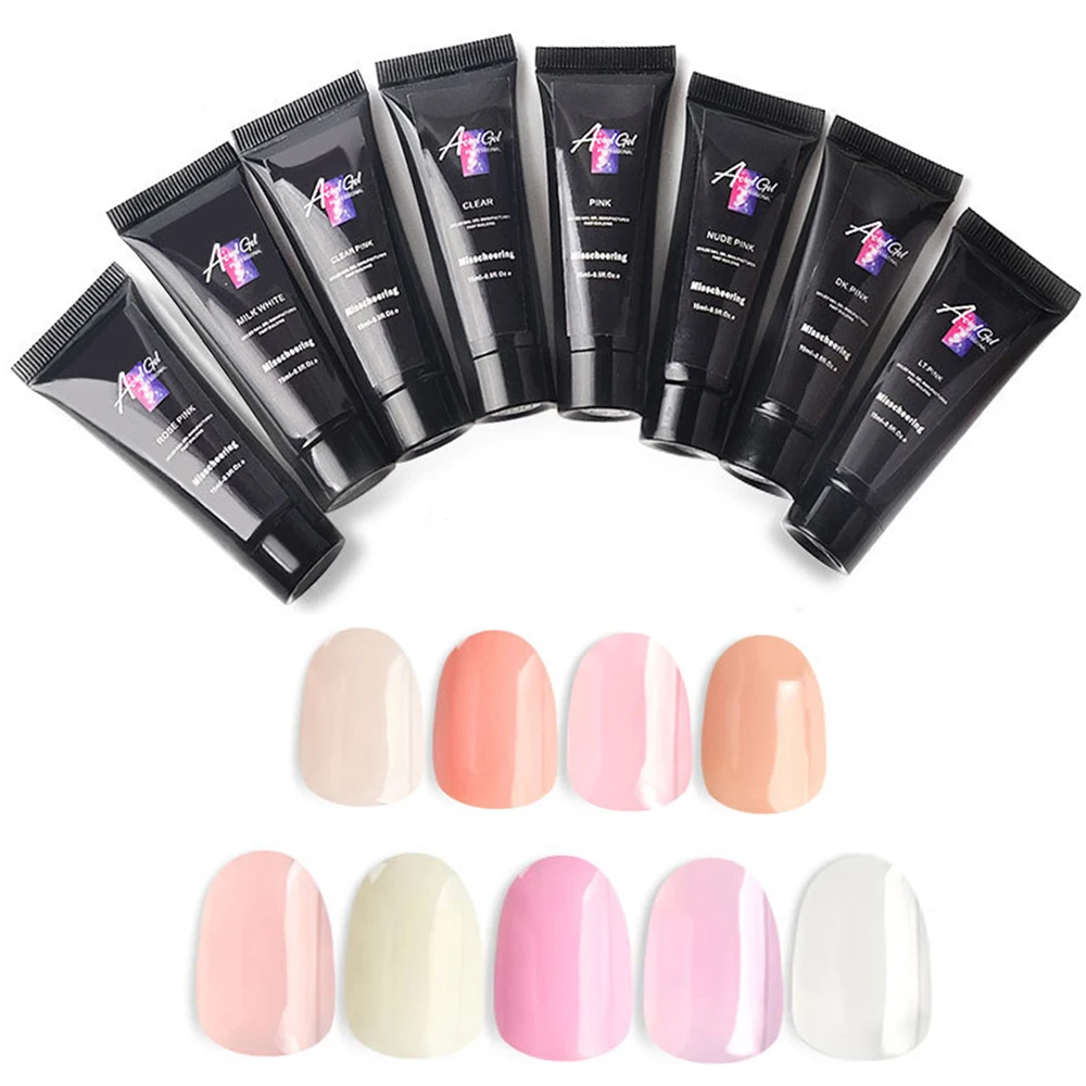 

Моделирующий полимерный гель для ногтей, 15 мл, 10 цветов