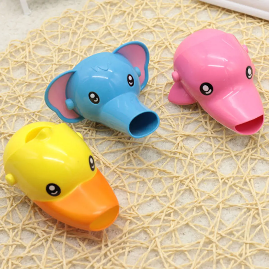 Bath Animal Baby Kid Elephant Dolphin Duck Water Tap Faucet Extender Washing Hands Bath Animal Baby Kid Elephant Dolphin Duck Water Tap Faucet Extender Washing Hands