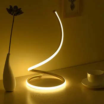 

INS Bedside Lamp Plug-in Serpentine Dormitory Creative Products Learning Eye Protection Night Lamp Reading LED Desk Lamp