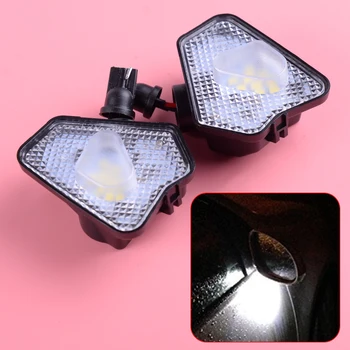 

DWCX 2pcs White Car LED Side View Mirror Puddle Light Courtesy Lamp Fit For Benz W117 W204 W212 W221 W218 W156