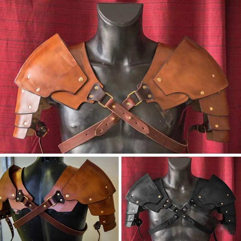Single Pauldron Shoulder Armor For Warrior Or Dark Souls Cosplay Medieval Clot 