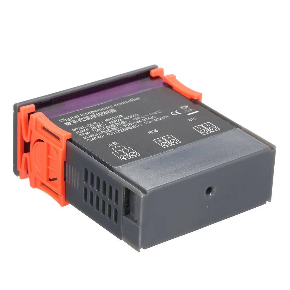 MH-1210W интеллектуальный цифровой Микрокомпьютер регулятор температуры Высокая точность Термостат контроля температуры Регулятор